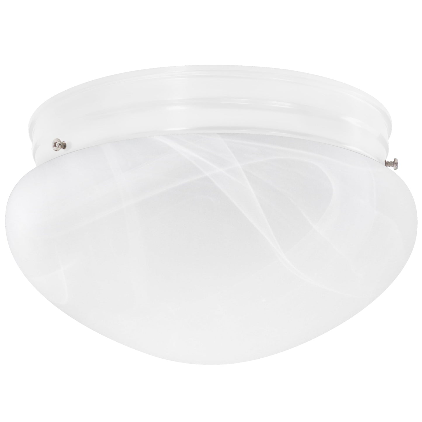 Alabaster Mushroom Flush Mount