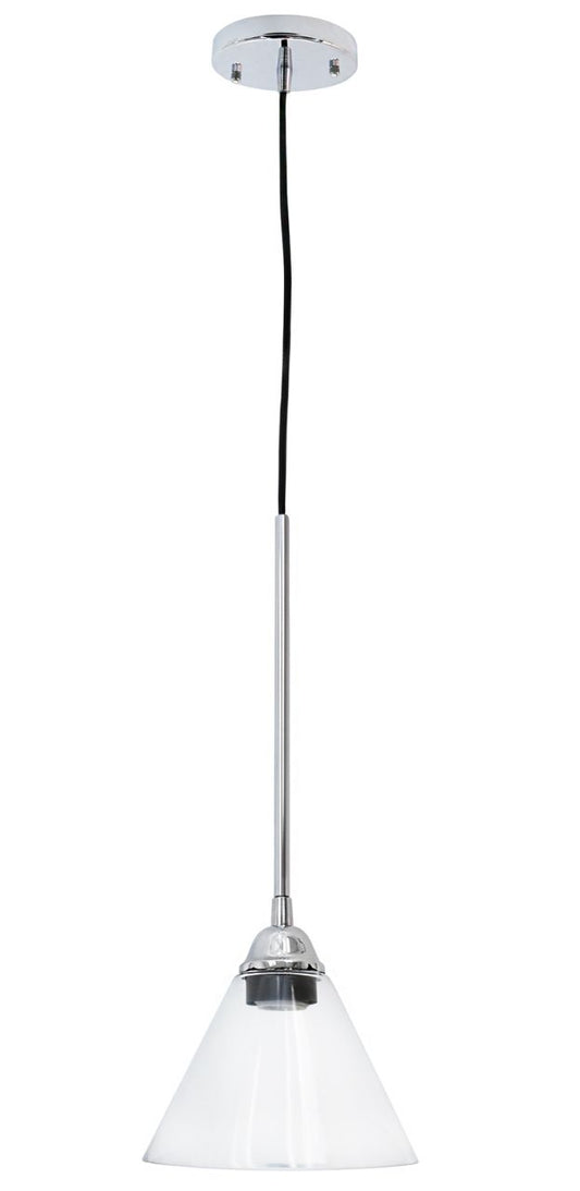 Clear Conical Pendant