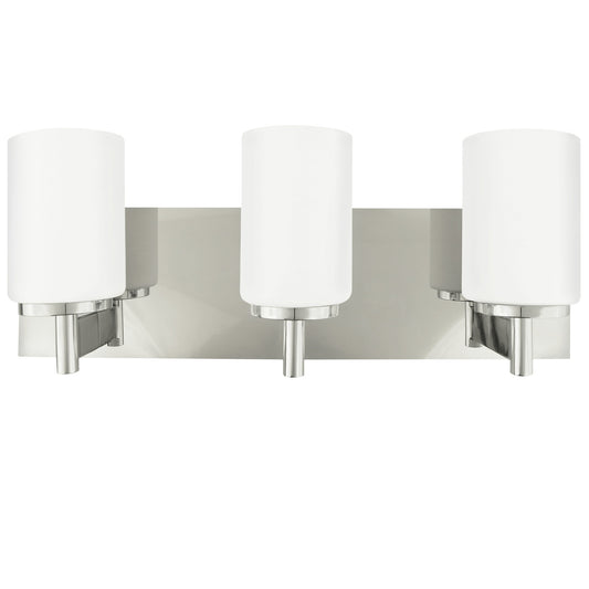 Satin Opal Cylinder Vanity