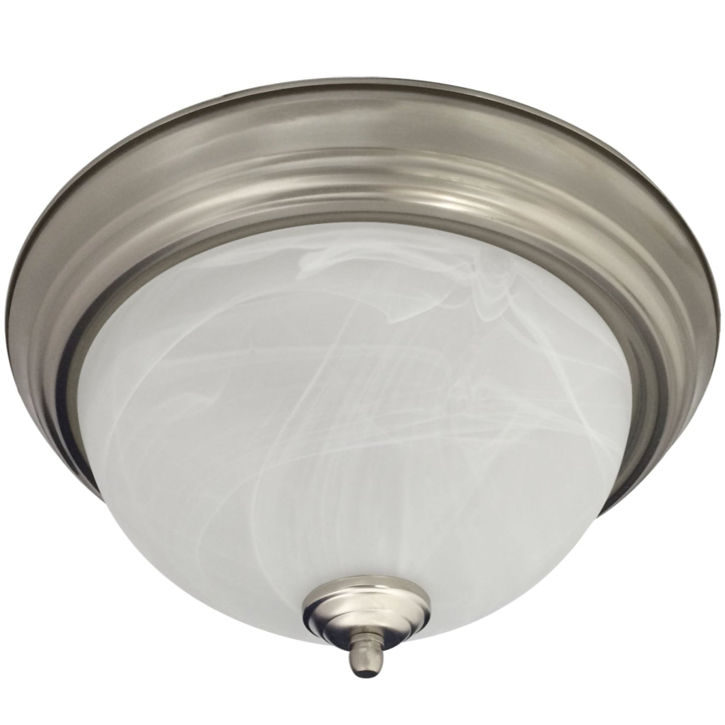 Alabaster Swirl Flush Mount