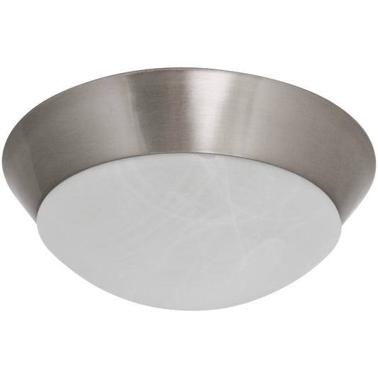 Alabaster Twist-On Flush Mount