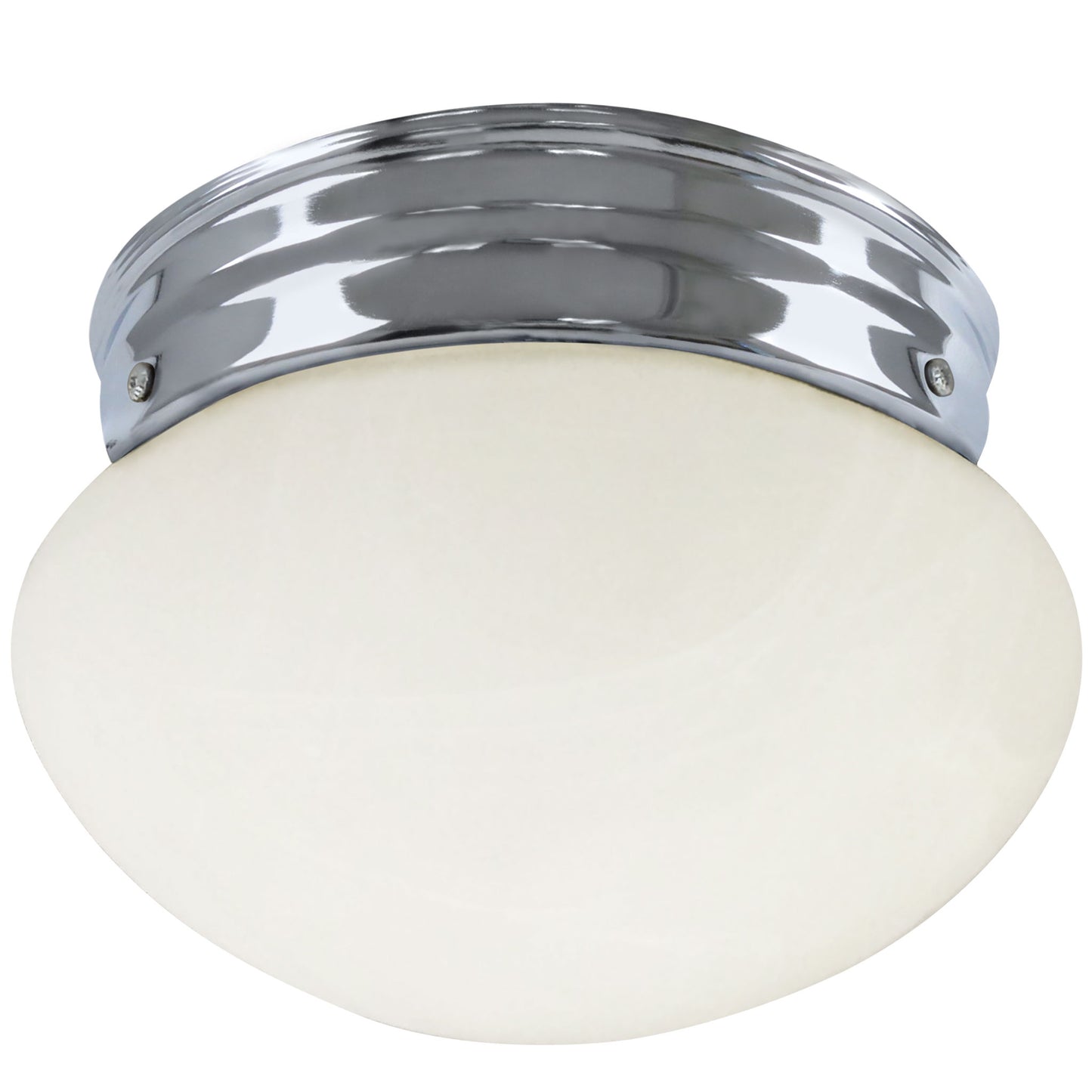 Alabaster Mushroom Flush Mount