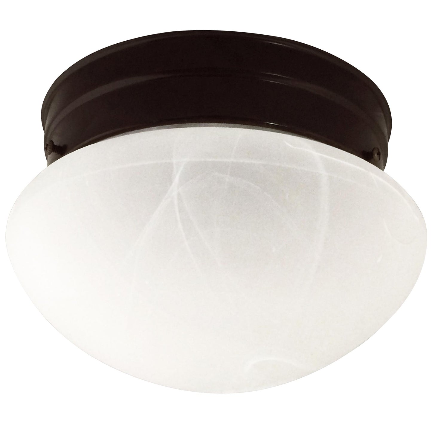 Alabaster Mushroom Flush Mount