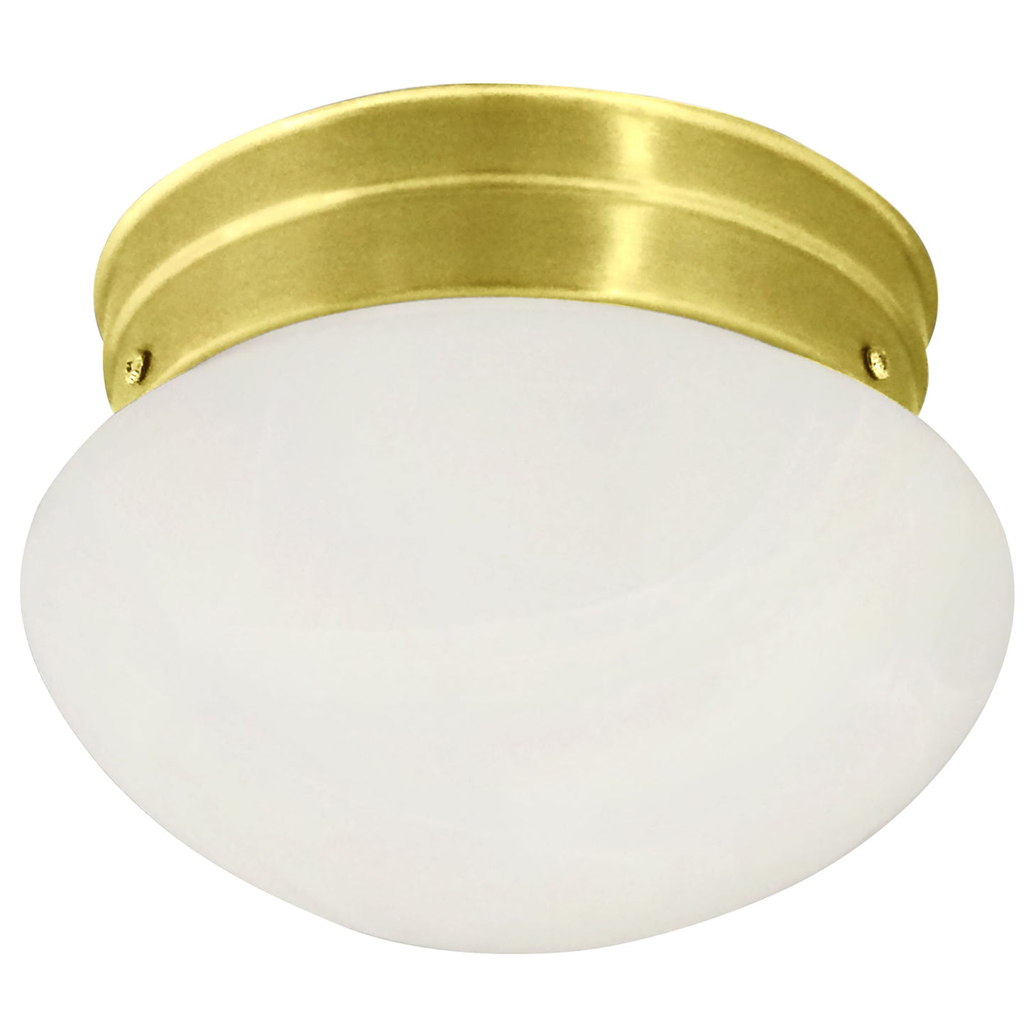 Alabaster Mushroom Flush Mount