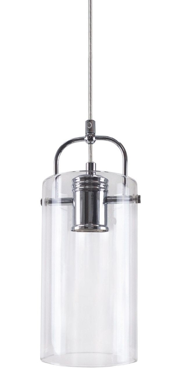 Clear Cylinder Cord Pendant