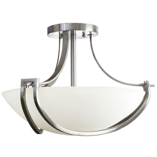Contemporary Semi-Flush Mount