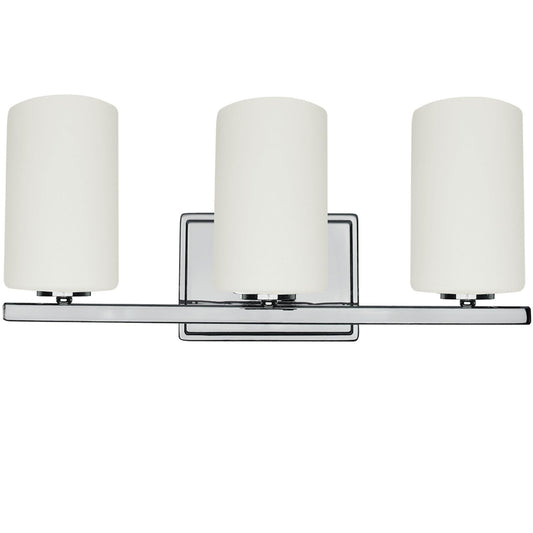 Satin Opal Cylinder Vanity