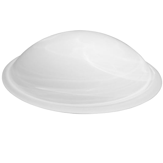 Alabaster Dome with Lip