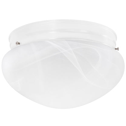 Alabaster Mushroom Flush Mount