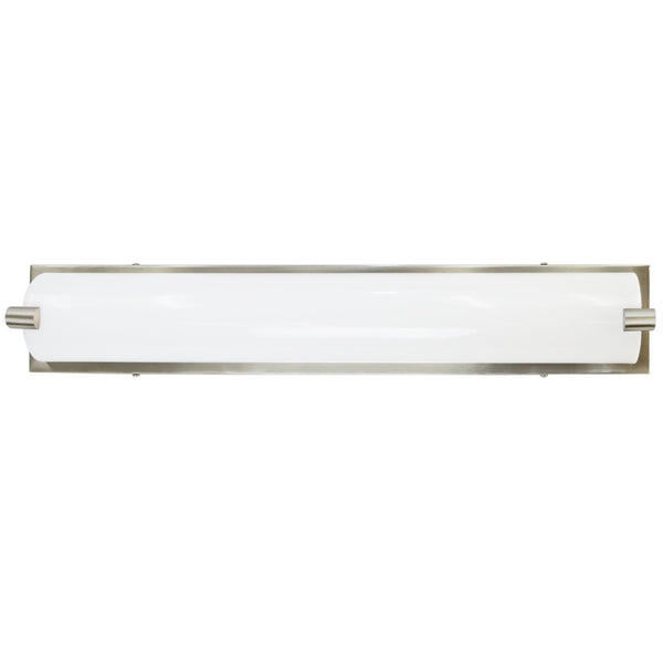 Satin Opal Tube Sconce