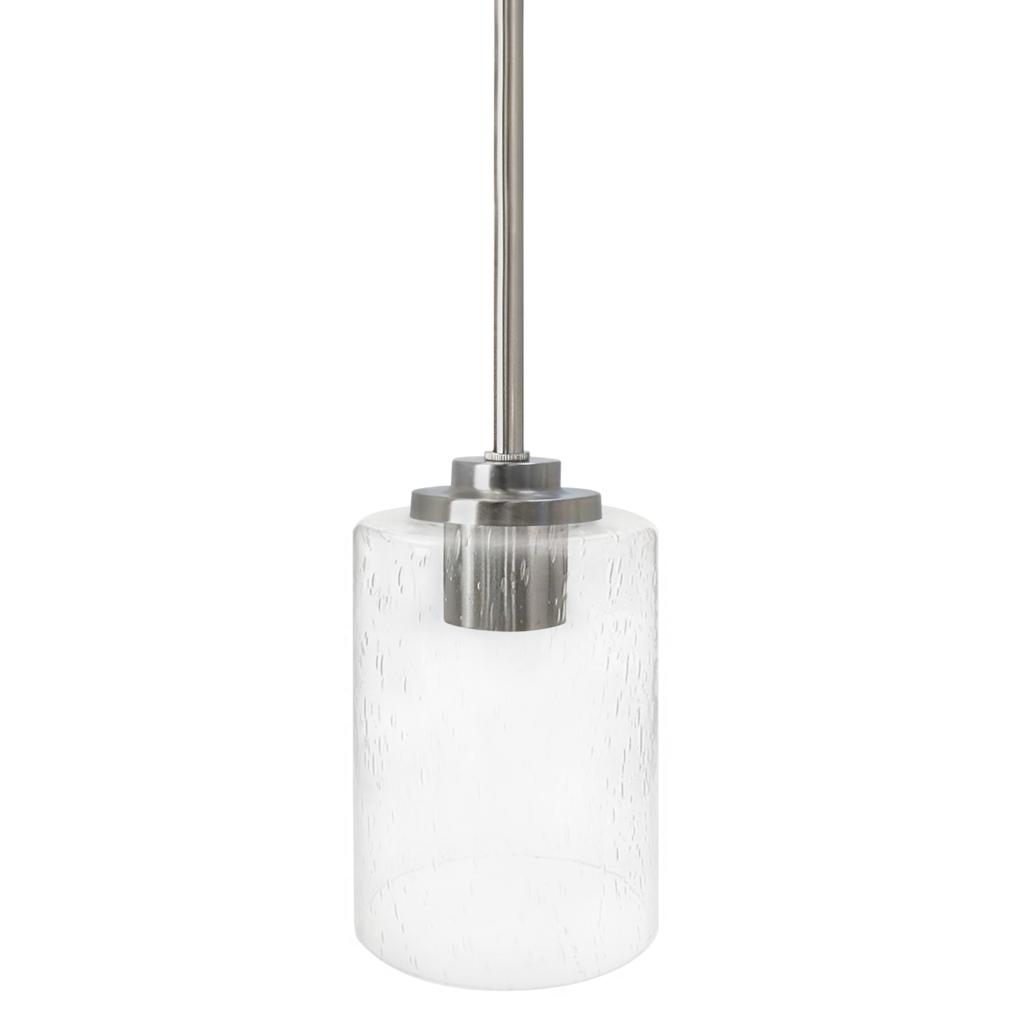 Tiered Seeded Glass Pendant