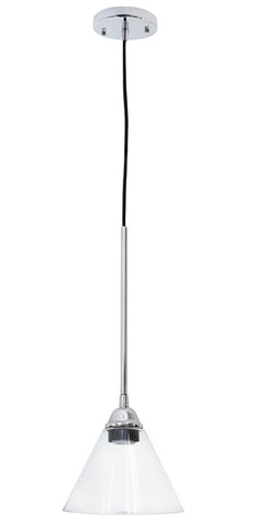 Clear Conical Pendant