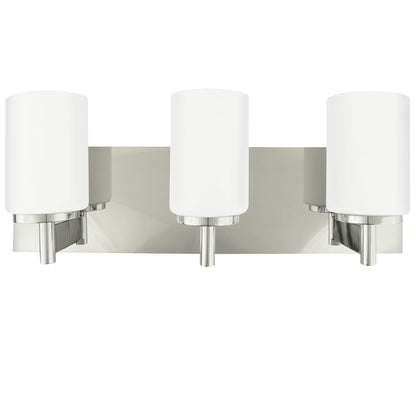 Satin Opal Cylinder Vanity