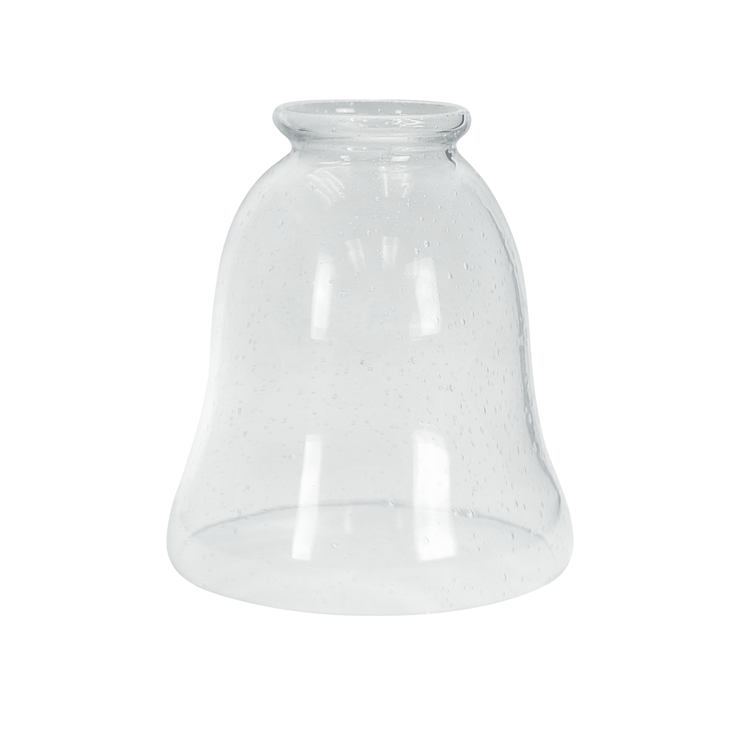 Clear Bell Fan Glass
