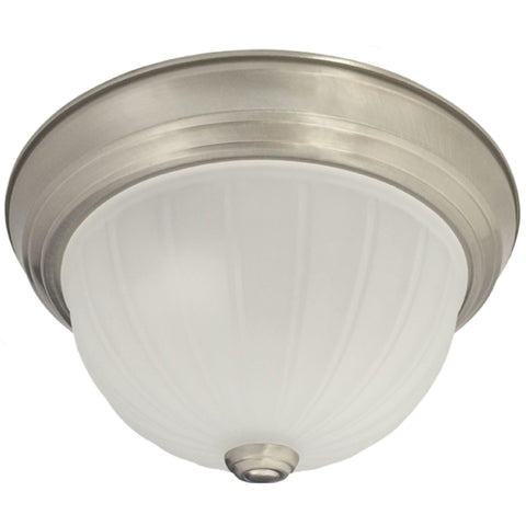 Frosted Melon Flush Mount