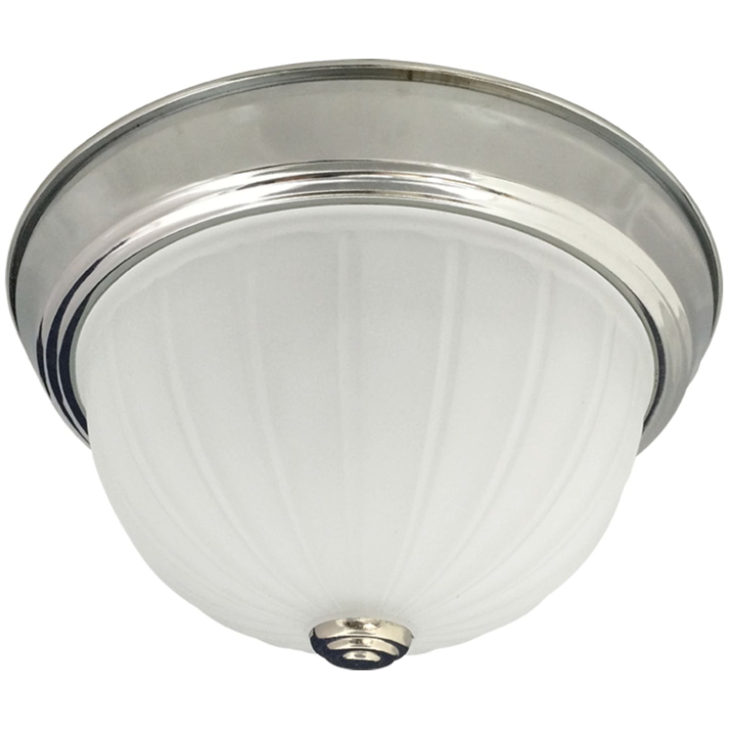 Frosted Melon Flush Mount