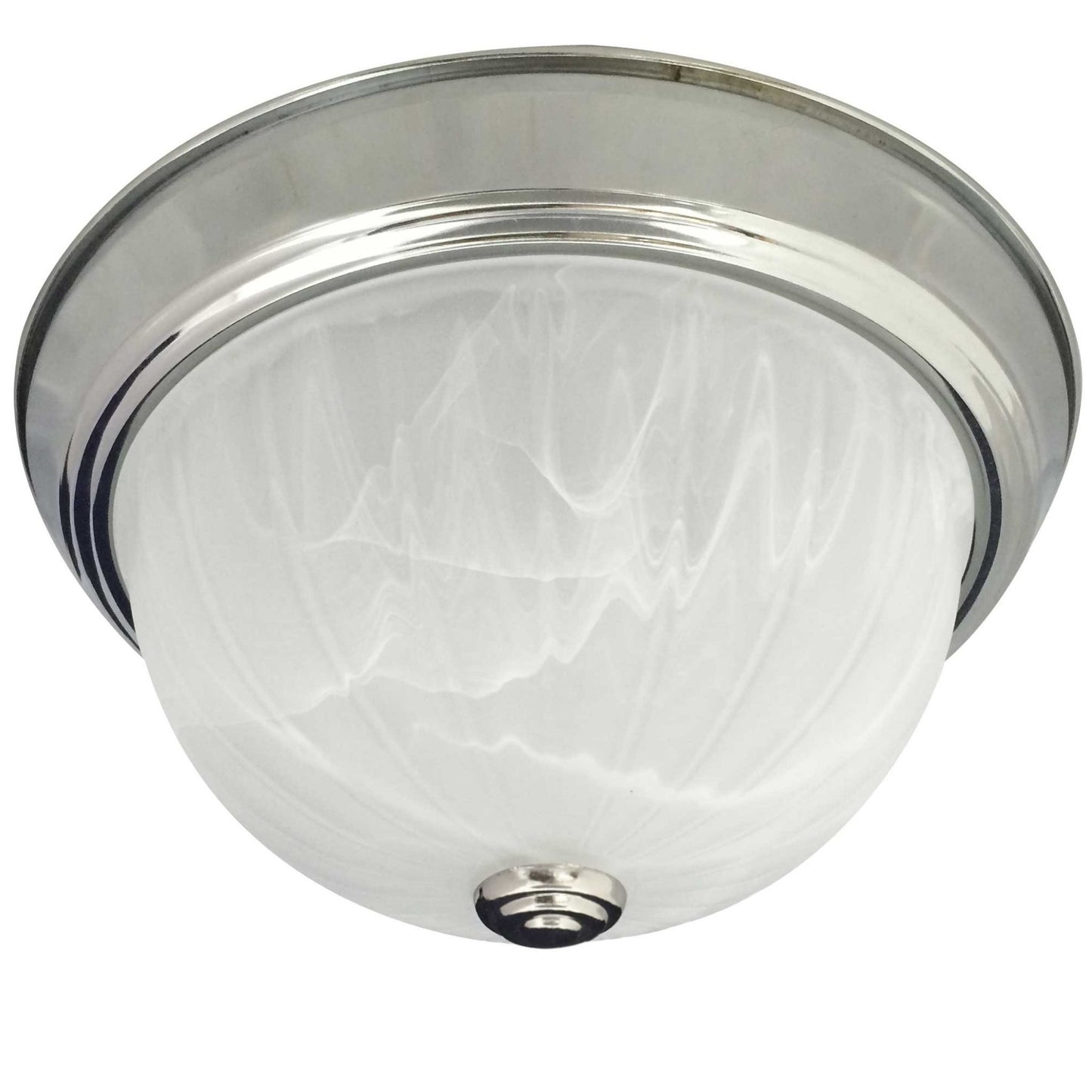 Alabaster Melon Flush Mount