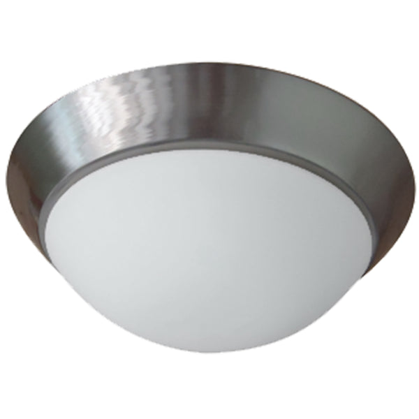 Frosted Twist-On Flush Mount