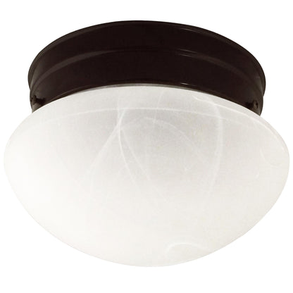 Alabaster Mushroom Flush Mount