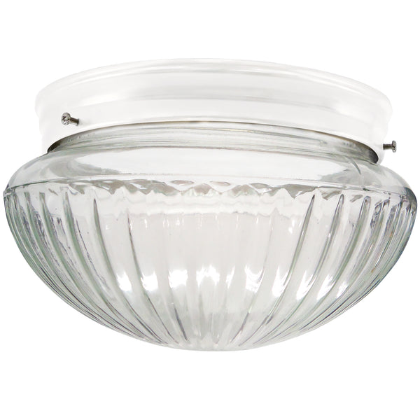 Ribbed Mushroom Flush Mount Lumivert Lighting