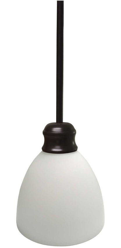 Satin Opal Bell Pendant