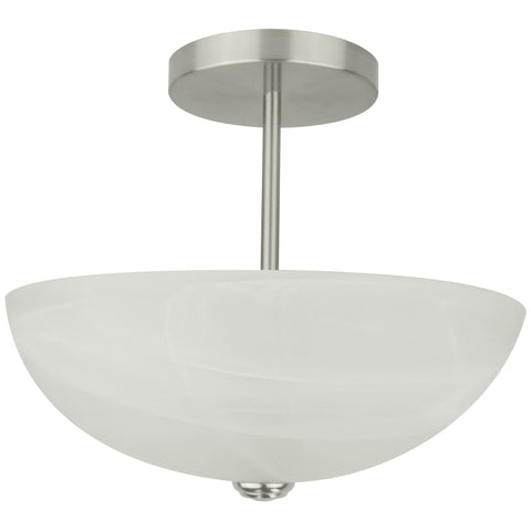 Alabaster Semi-Flush Mount