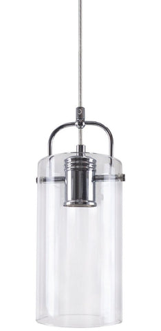 Clear Cylinder Cord Pendant