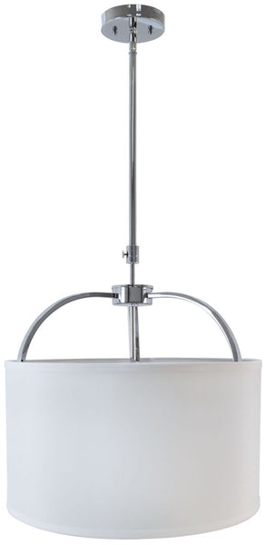 Fabric Drum Pendant