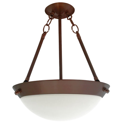 Semi-Flush Twist-On Dome