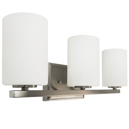 Satin Opal Cylinder Vanity