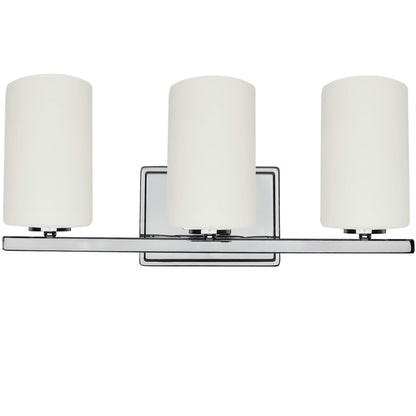Satin Opal Cylinder Vanity
