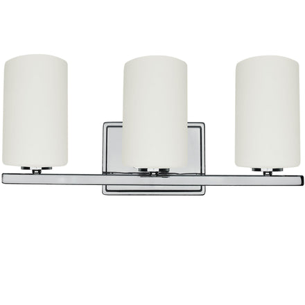Satin Opal Cylinder Vanity