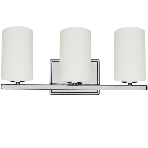 Satin Opal Cylinder Vanity