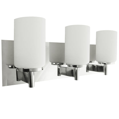 Satin Opal Cylinder Vanity