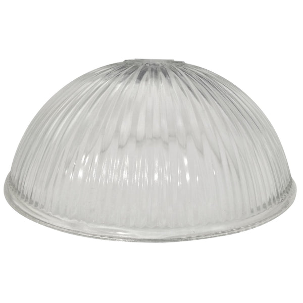 Clear, Ribbed Dome