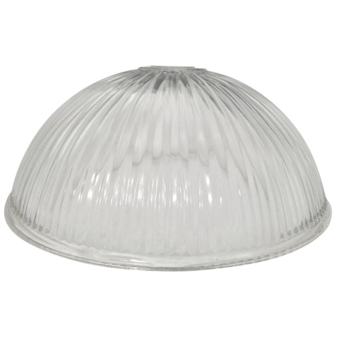 Clear, Ribbed Dome