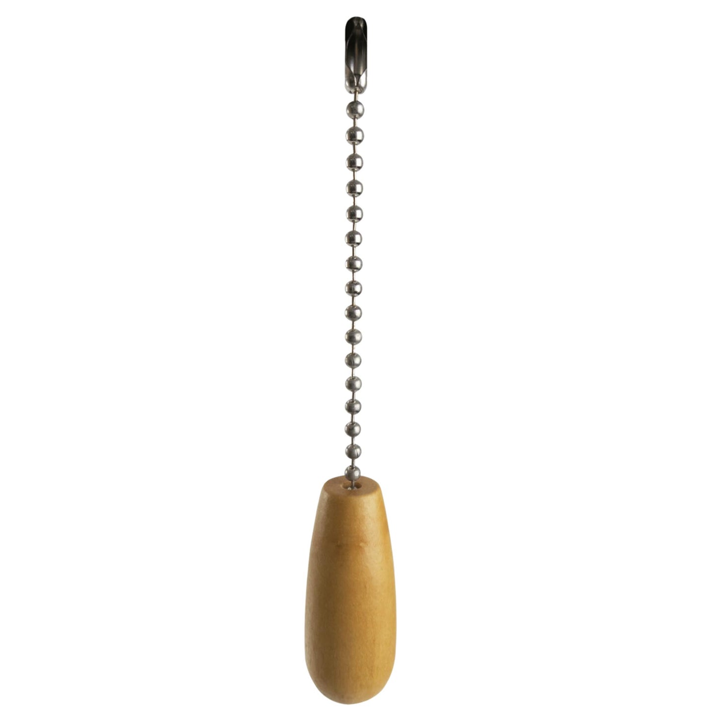 WOODEN TEAR DROP PULL CHAIN